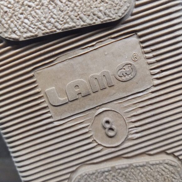 LAMO Size 8 Suede Bootie Slippers-Faux Fur Lined-Chestnut-Plastic Outsole - Picture 7 of 9